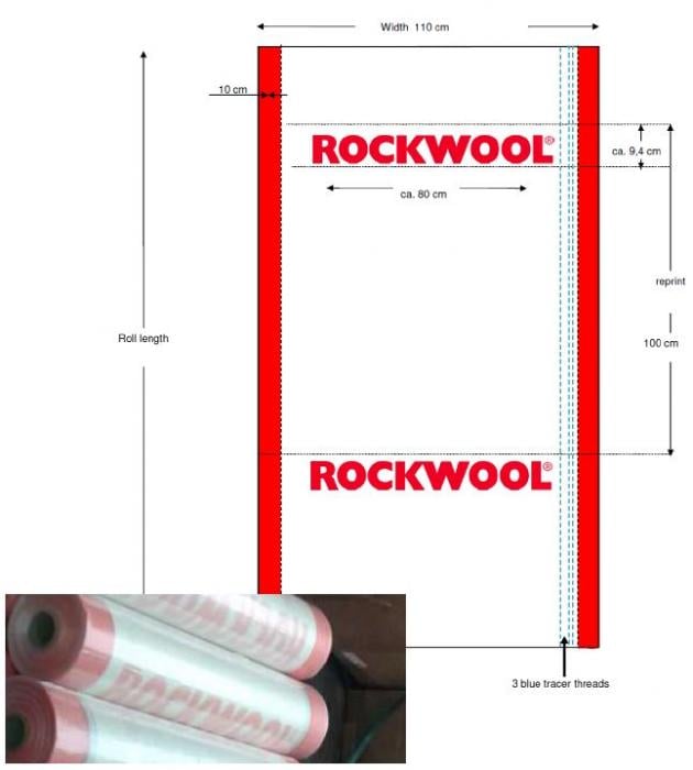 Plasa de armare pentru termosistem Rockwool REDArt 160 g/mp 1.1 x 50 m [2]